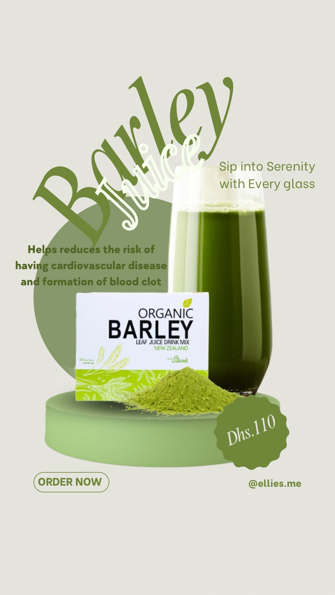 JC Organic Barley Leaf Juice